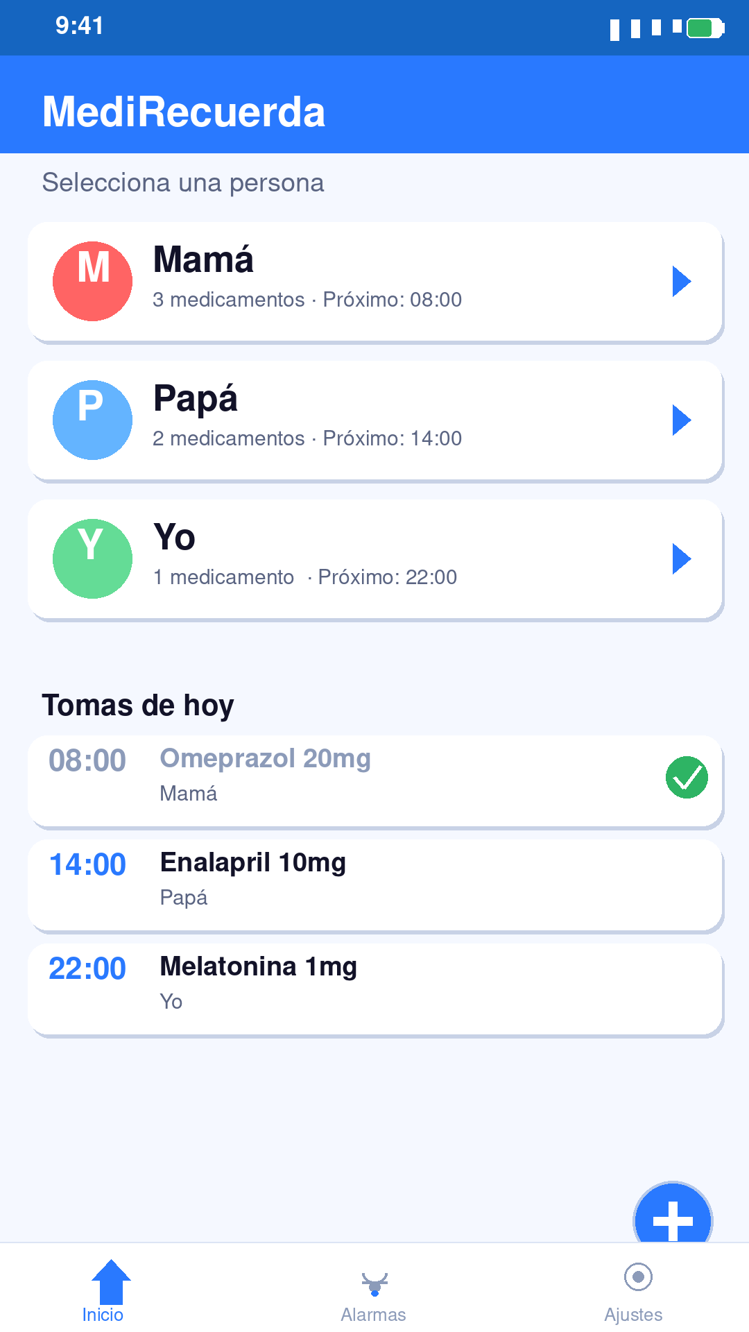 MediRecuerda screenshot 1